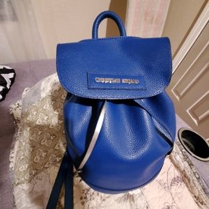 Royal Blue Backpack Purse